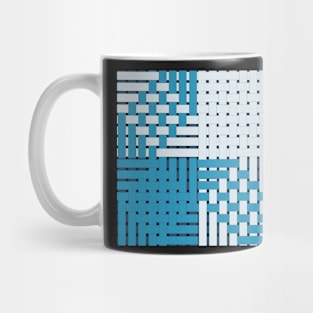 8 Shaft Woven Pinwheel Pattern Mug